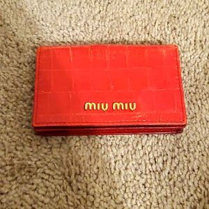 MIU MIU card holder